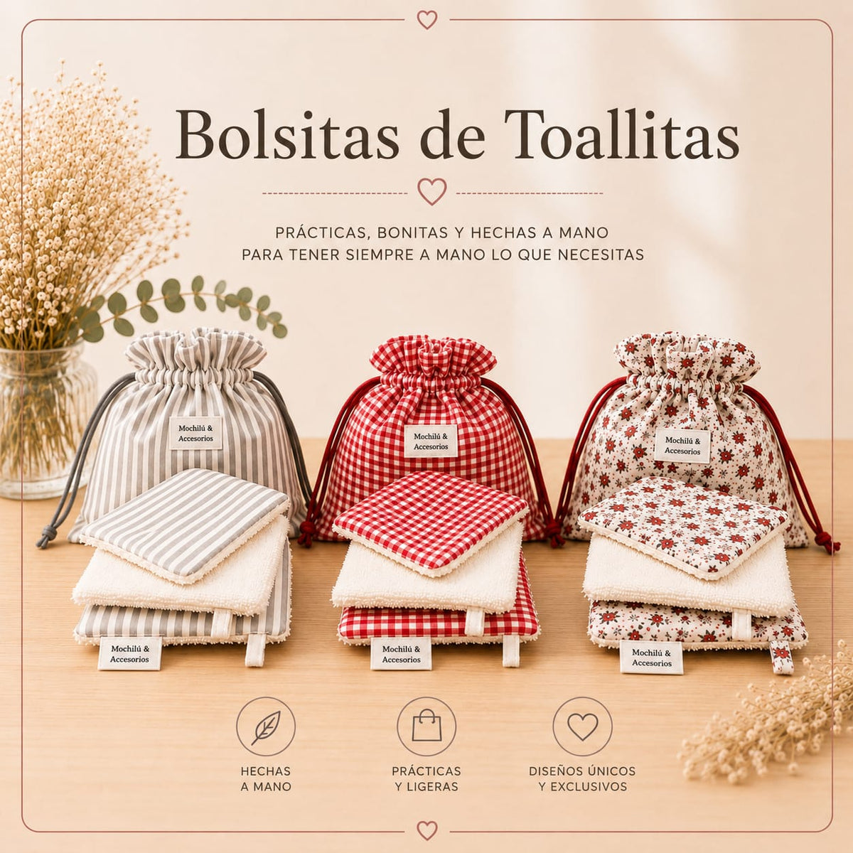 Bolsita de Toallitas Desmaquilladoras