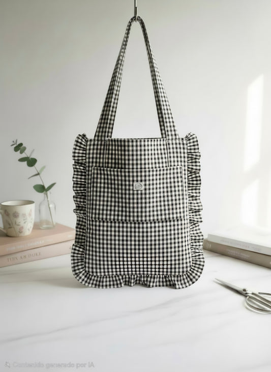 Bolso XL Girly Vichy